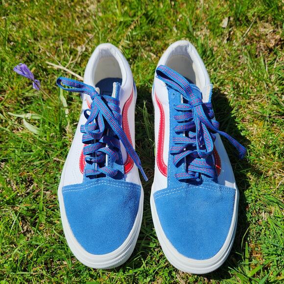 Vans Old Skool Sport Pop Red Vallarta Blue - Picture 2 of 12